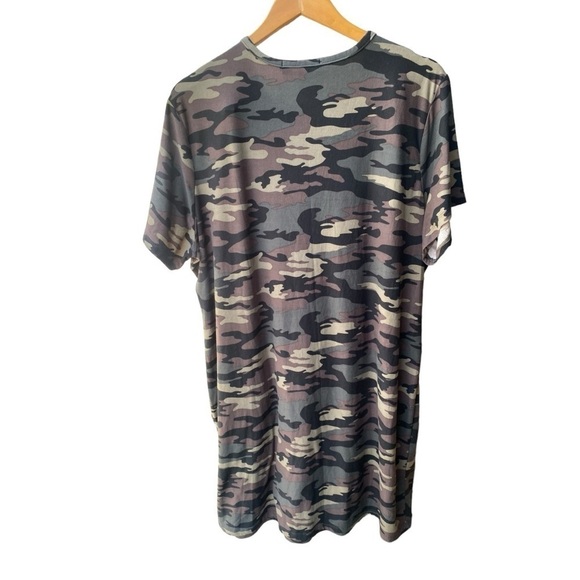 Forever 21 PLUS SIZE Camouflage Short Sleeve Dress I Size: 2X - Picture 6 of 9